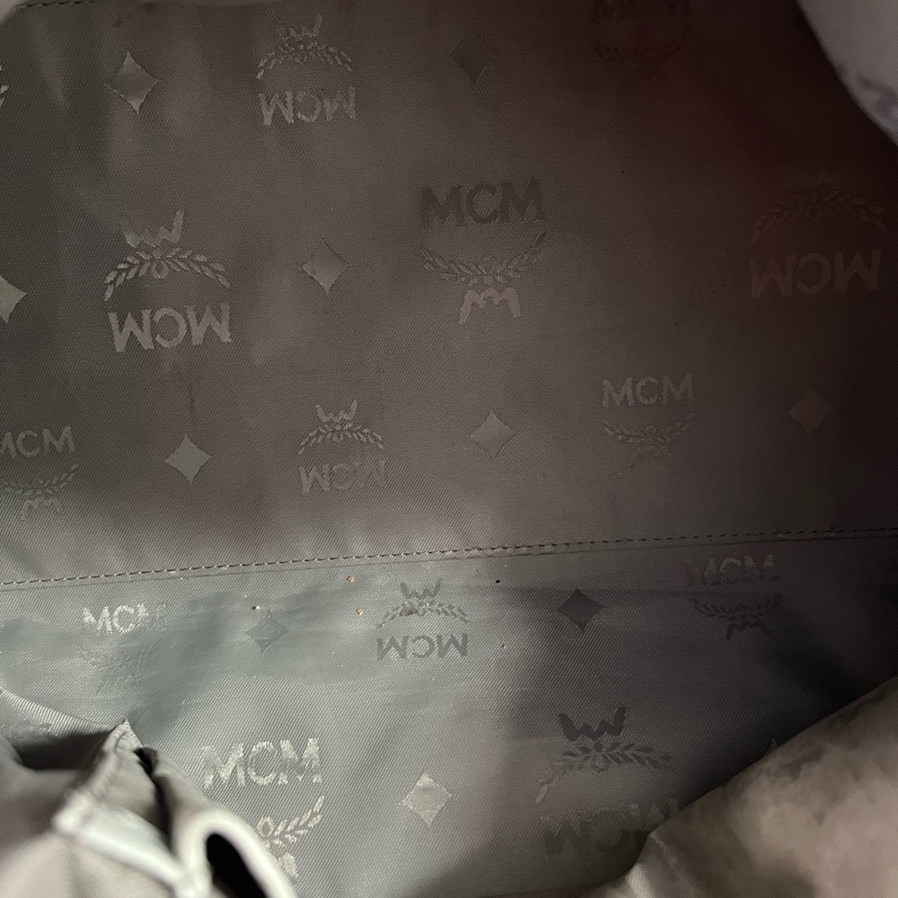 Authentic MCM Munchen Monogram Satchel Chain Hand… - image 10